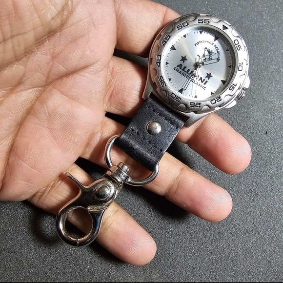 Sweda pittsburgh penguins Clip on quartz watch silver tone - Picture 1 of 8